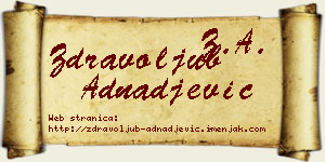 Zdravoljub Adnađević vizit kartica